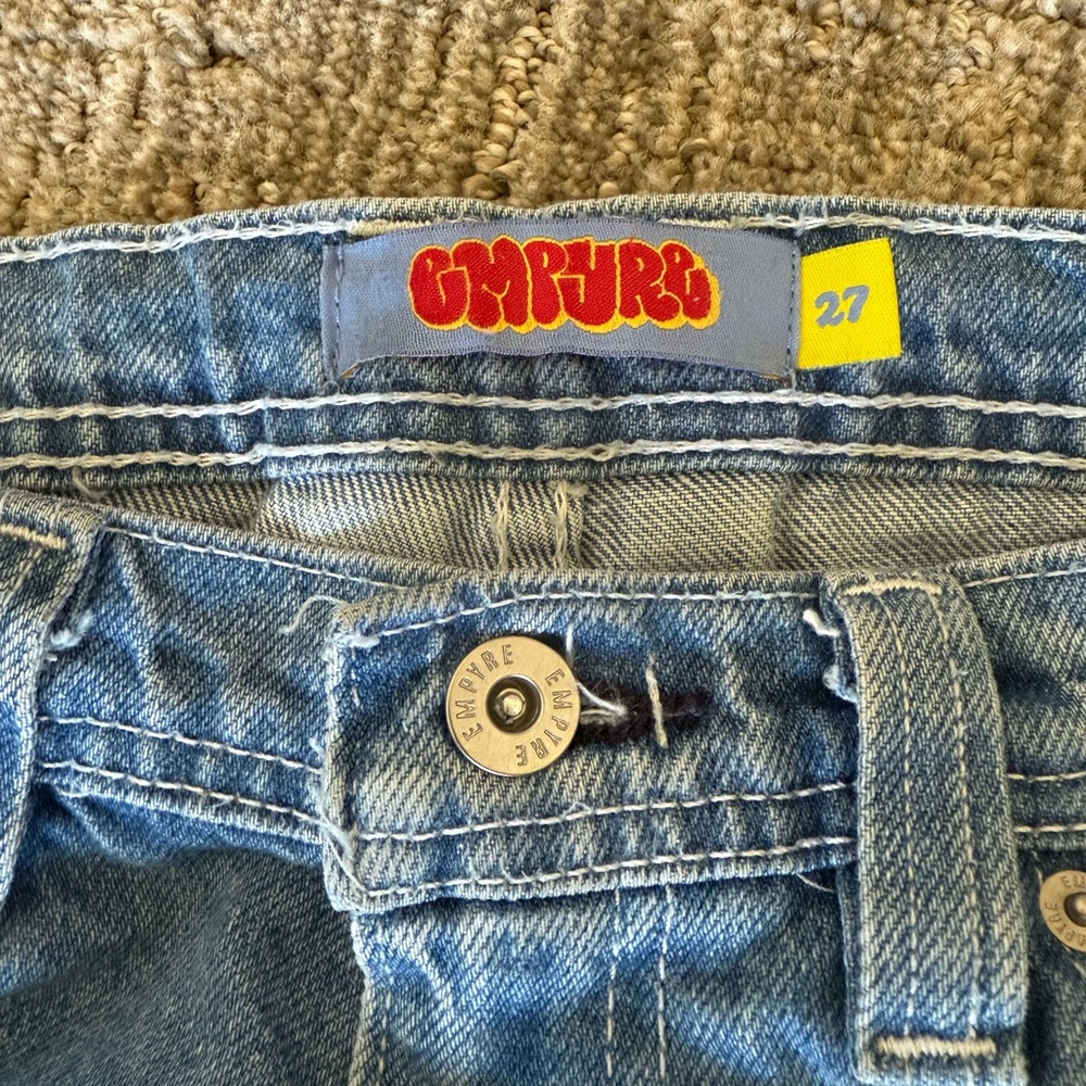 Empyre Light Blue Loose Fit Denim Jeans - Picture 3 of 3